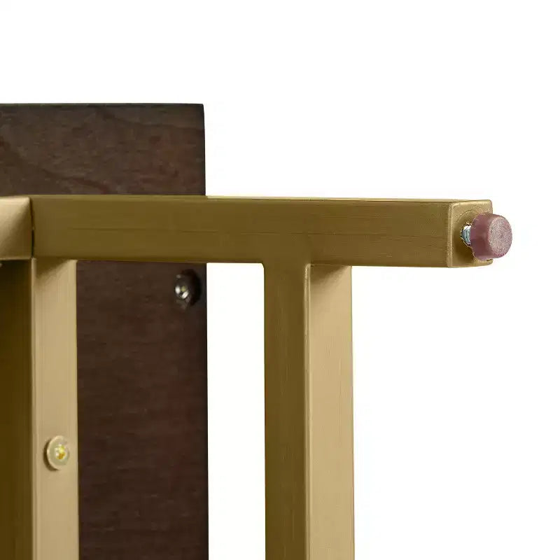 Blair Bar Cabinet Dark Brown/Gold - Crosley
