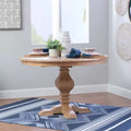 Doherty Traditional Round Dining Table Rustic Honey - Powell