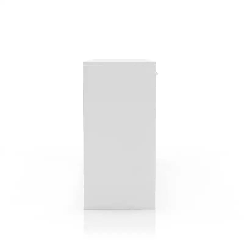 Grayde 3 Drawer Vanity Table Luminous White - miBasics