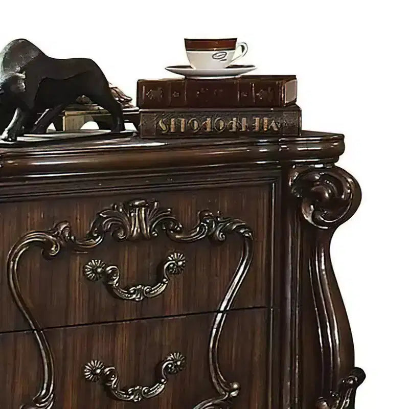 Versailles Nightstand Cherry Oak Finish - Acme Furniture