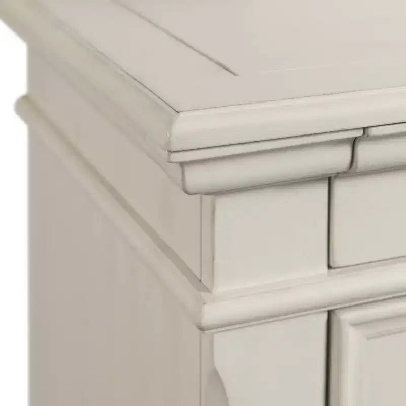 Brooks 9 Drawer Dresser with Mirror Beige - Picket House Furnishings: Transitional Style, Bun Feet, Felt-Lined