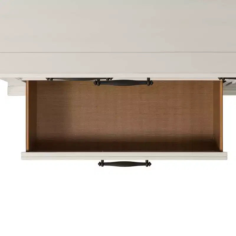 Brooks 9 Drawer Dresser with Mirror Beige - Picket House Furnishings: Transitional Style, Bun Feet, Felt-Lined