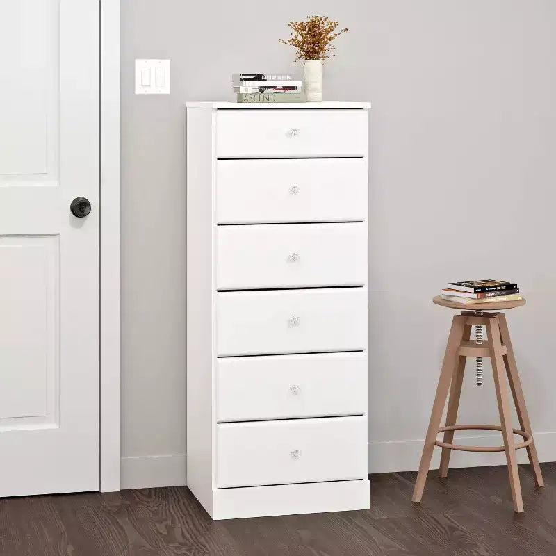 Astrid 6 Drawer Tall Chest - Prepac