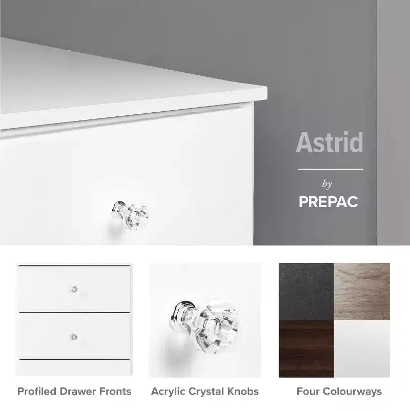 Astrid 6 Drawer Tall Chest - Prepac