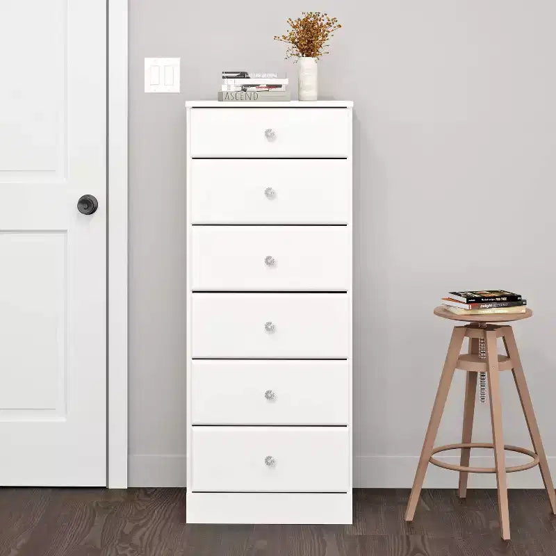 Astrid 6 Drawer Tall Chest - Prepac