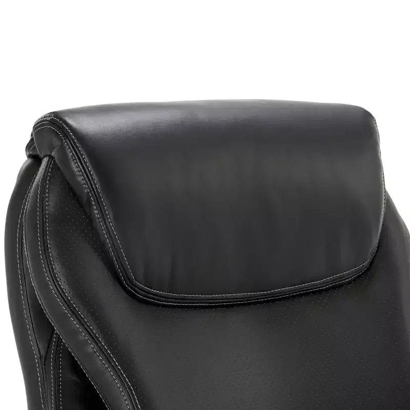 Hyland Bonded Leather & Wood Executive Office Chair - La-Z-Boy