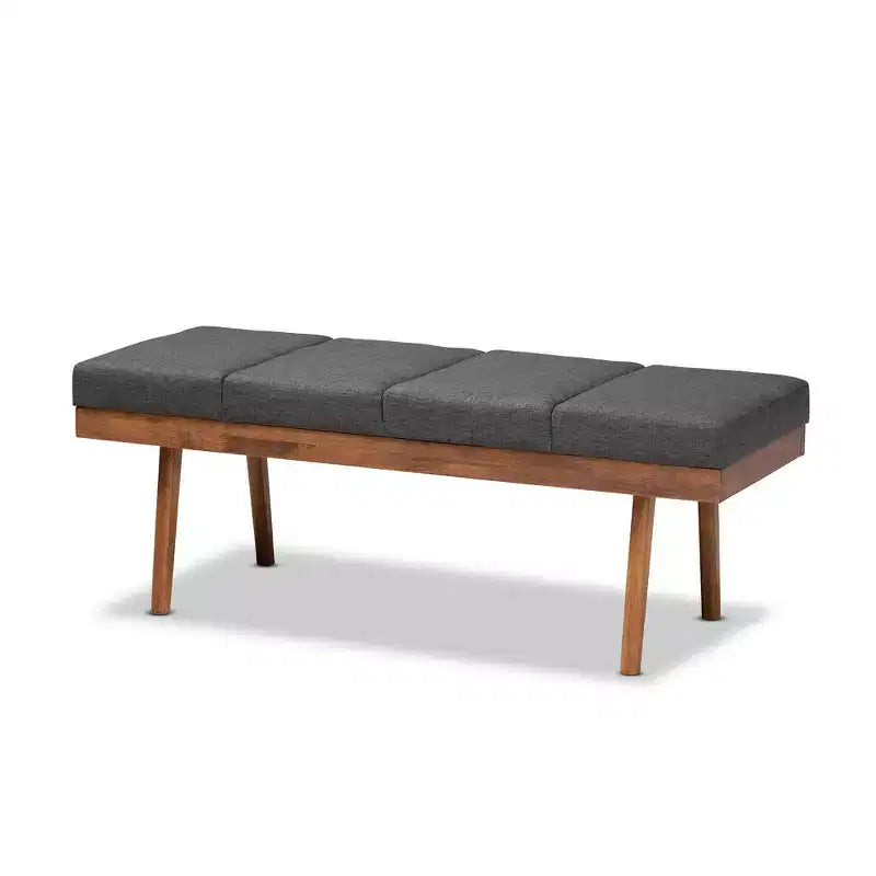 Larisa Wood Bench - Baxton Studio