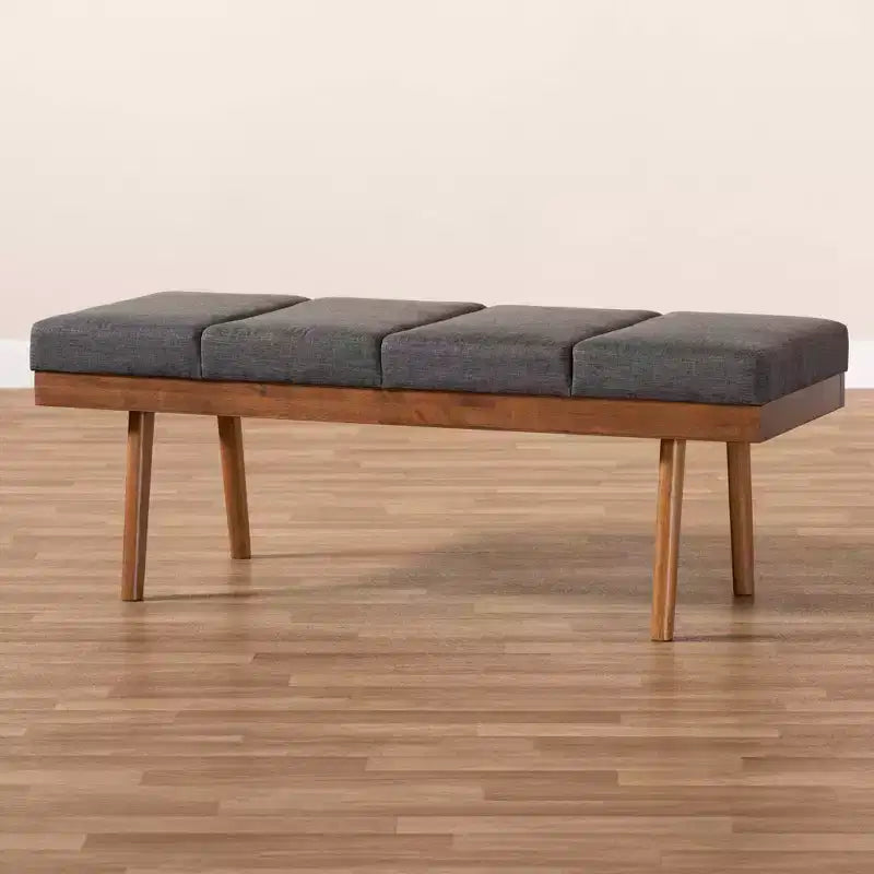 Larisa Wood Bench - Baxton Studio