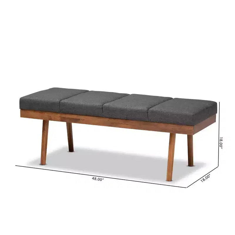 Larisa Wood Bench - Baxton Studio