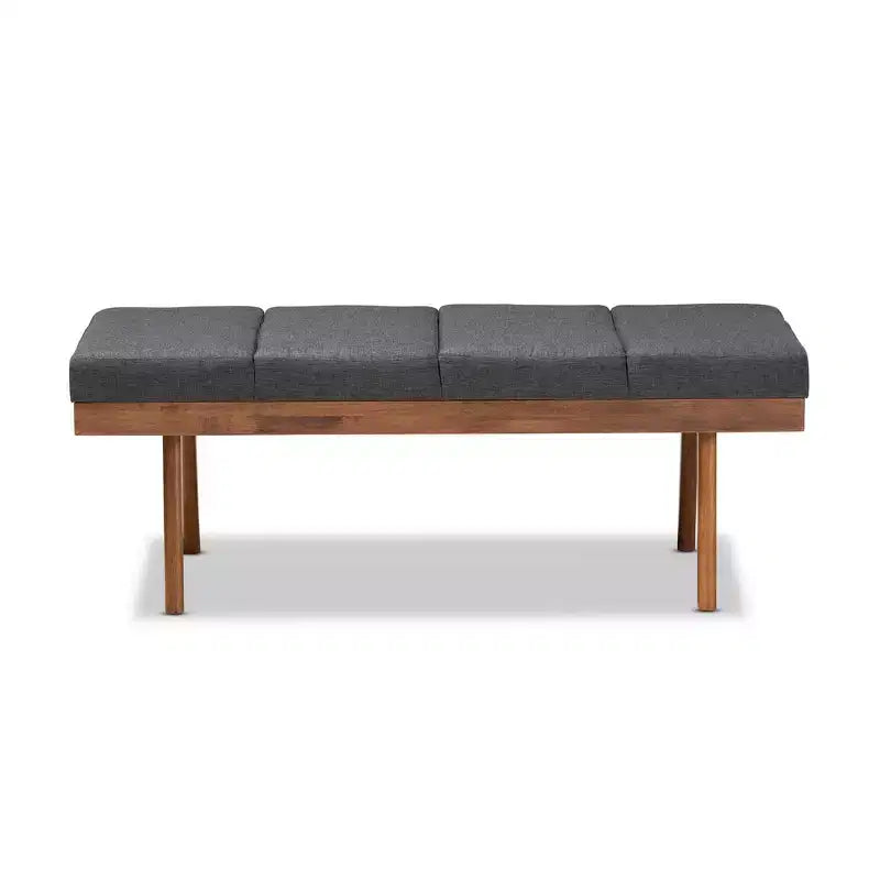 Larisa Wood Bench - Baxton Studio
