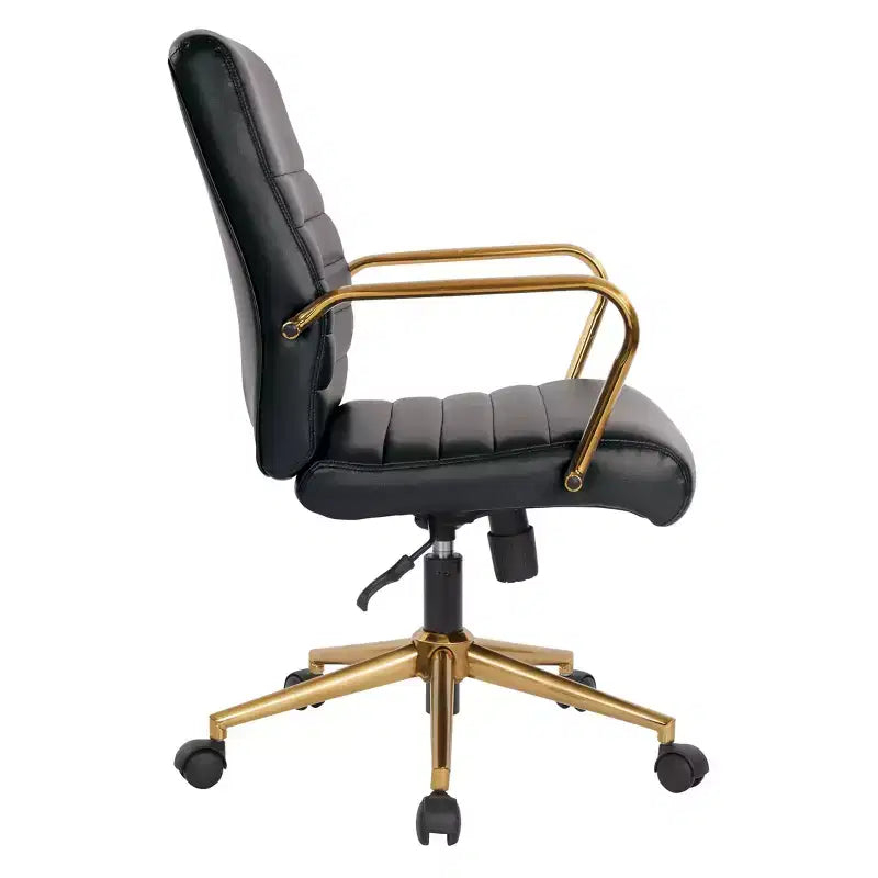 Baldwin Mid Back Faux Leather Chair - OSP Home Furnishings
