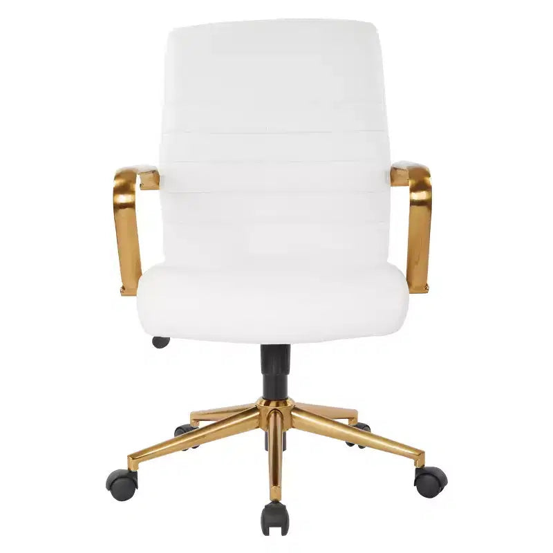Baldwin Mid Back Faux Leather Chair - OSP Home Furnishings
