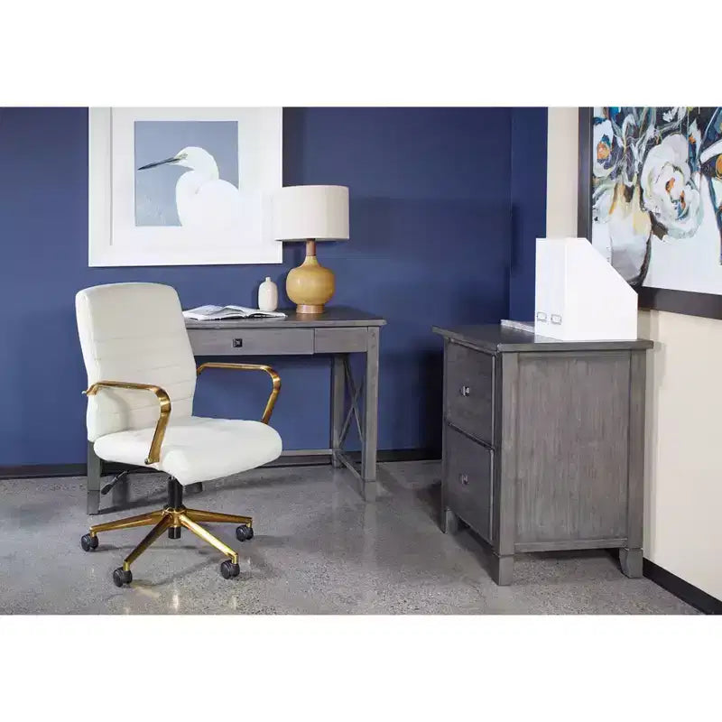 Baldwin Mid Back Faux Leather Chair - OSP Home Furnishings
