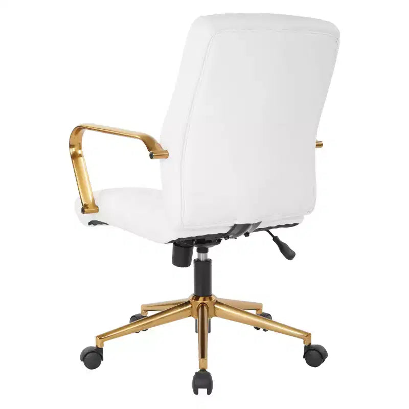 Baldwin Mid Back Faux Leather Chair - OSP Home Furnishings