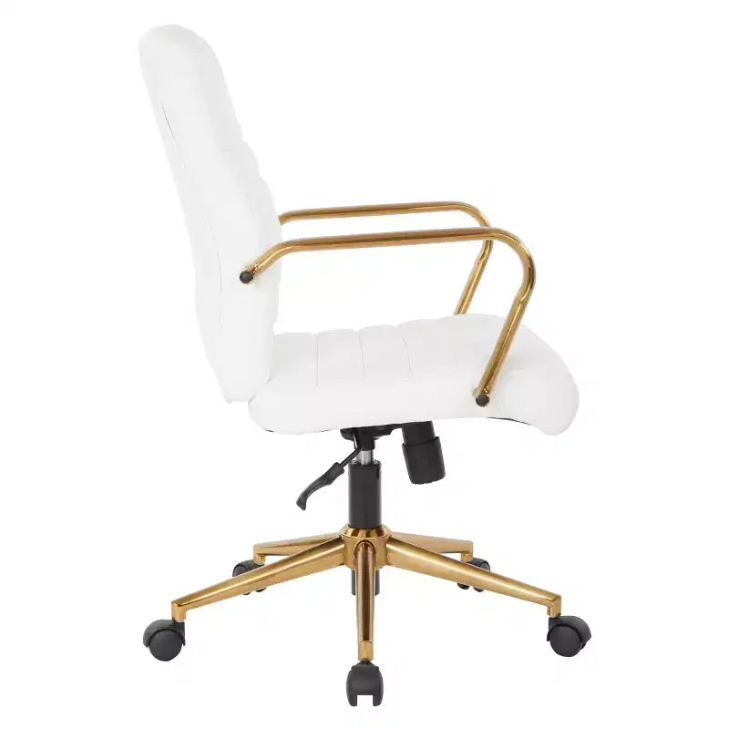 Baldwin Mid Back Faux Leather Chair - OSP Home Furnishings