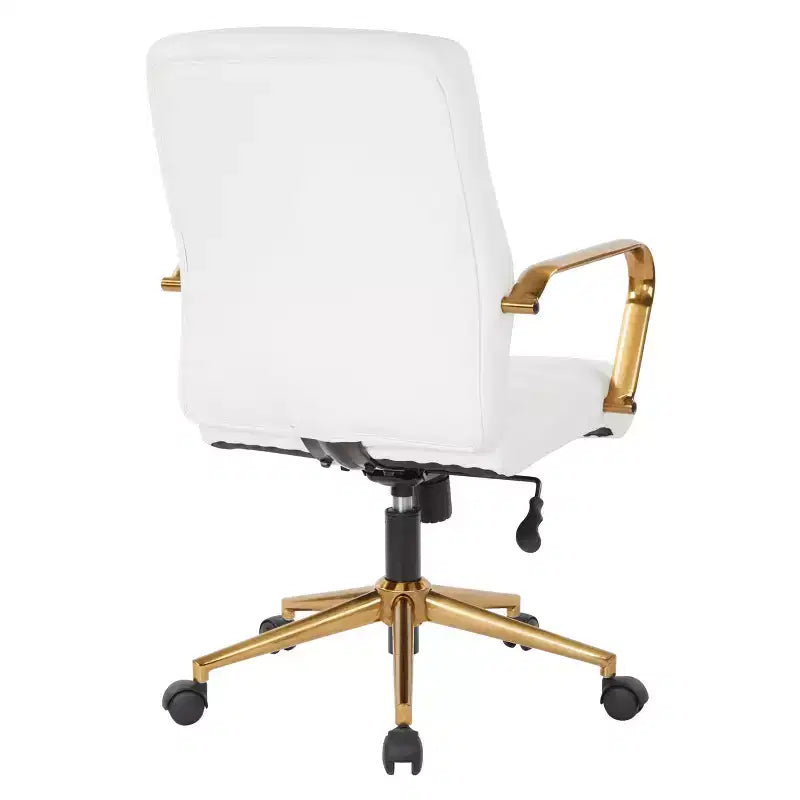 Baldwin Mid Back Faux Leather Chair - OSP Home Furnishings