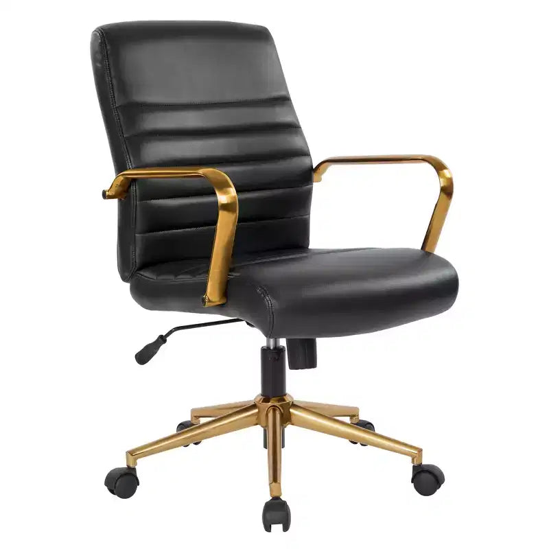 Baldwin Mid Back Faux Leather Chair - OSP Home Furnishings