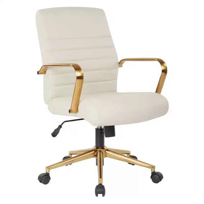Baldwin Mid Back Faux Leather Chair - OSP Home Furnishings
