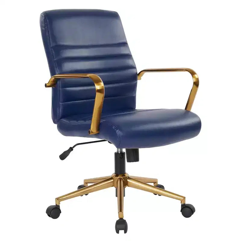 Baldwin Mid Back Faux Leather Chair - OSP Home Furnishings