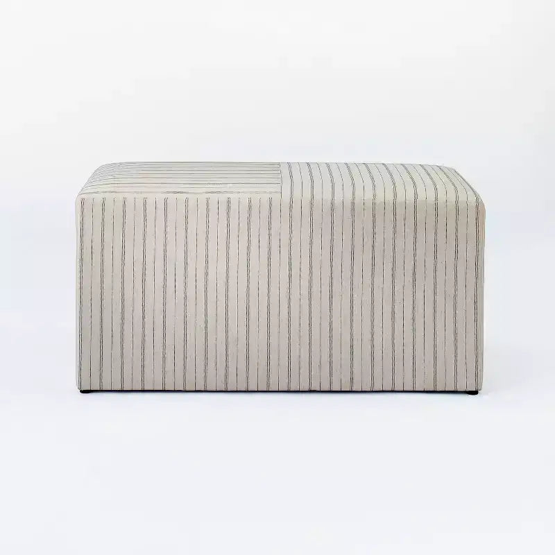 Lynwood Cube Bench - Threshold designed with Studio McGee