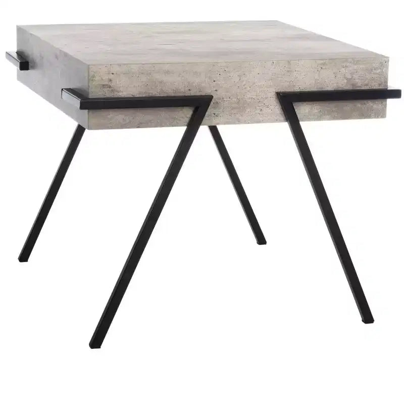 Jett Accent Table - ACC4201 - Light Grey/Black - Safavieh