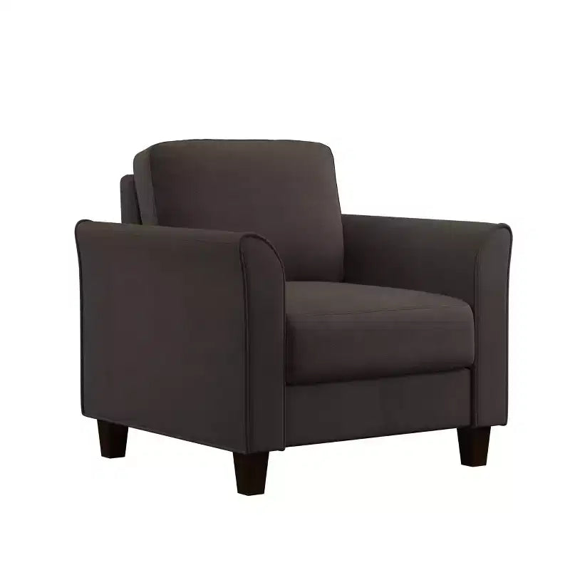 Willow Microfiber Chair with Rolled Arms - Lifestyle Solutions