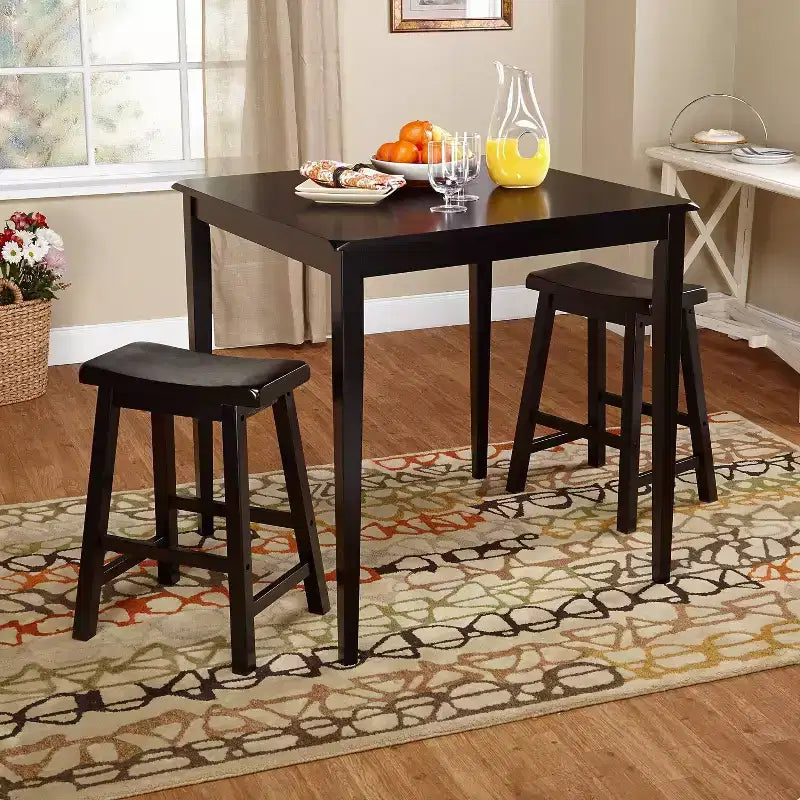 Buylateral Set of 2 24 Belfast Saddle Stools