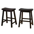 Buylateral Set of 2 24 Belfast Saddle Stools