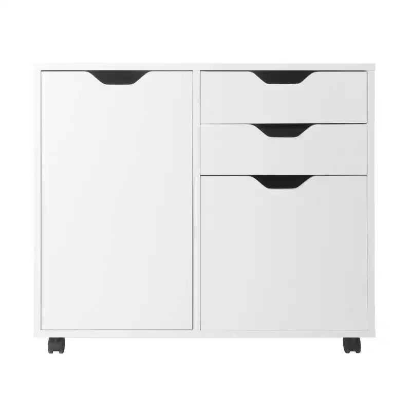 Halifax 2 Sections Mobile Filing Cabinet - Winsome