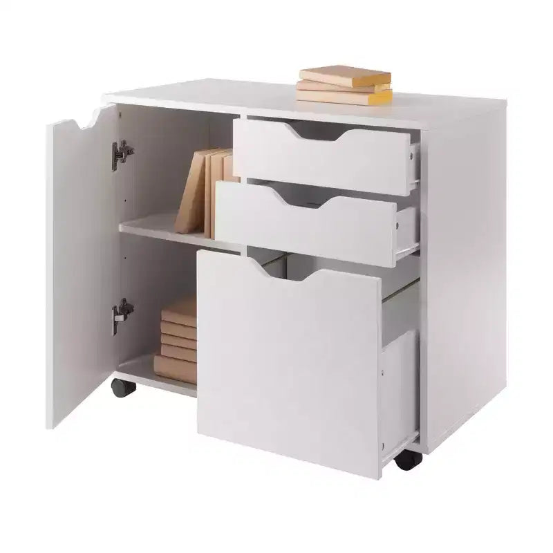 Halifax 2 Sections Mobile Filing Cabinet - Winsome