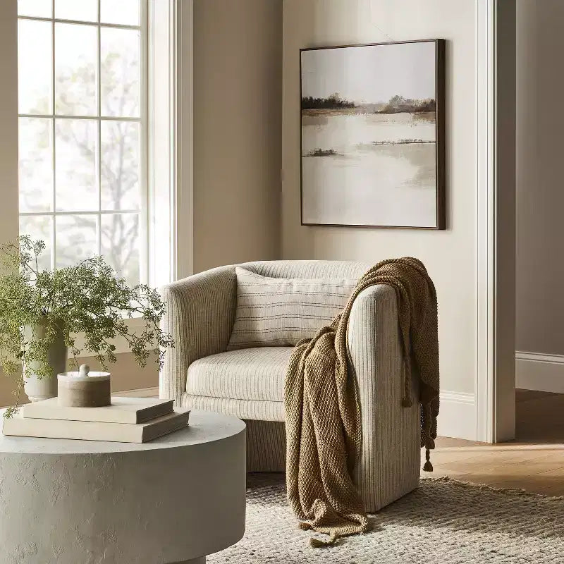Vernon Upholstered Barrel Accent Chair - Threshold designed with Studio McGee