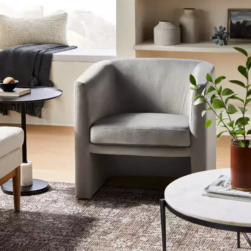 Vernon Upholstered Barrel Accent Chair - Threshold designed with Studio McGee