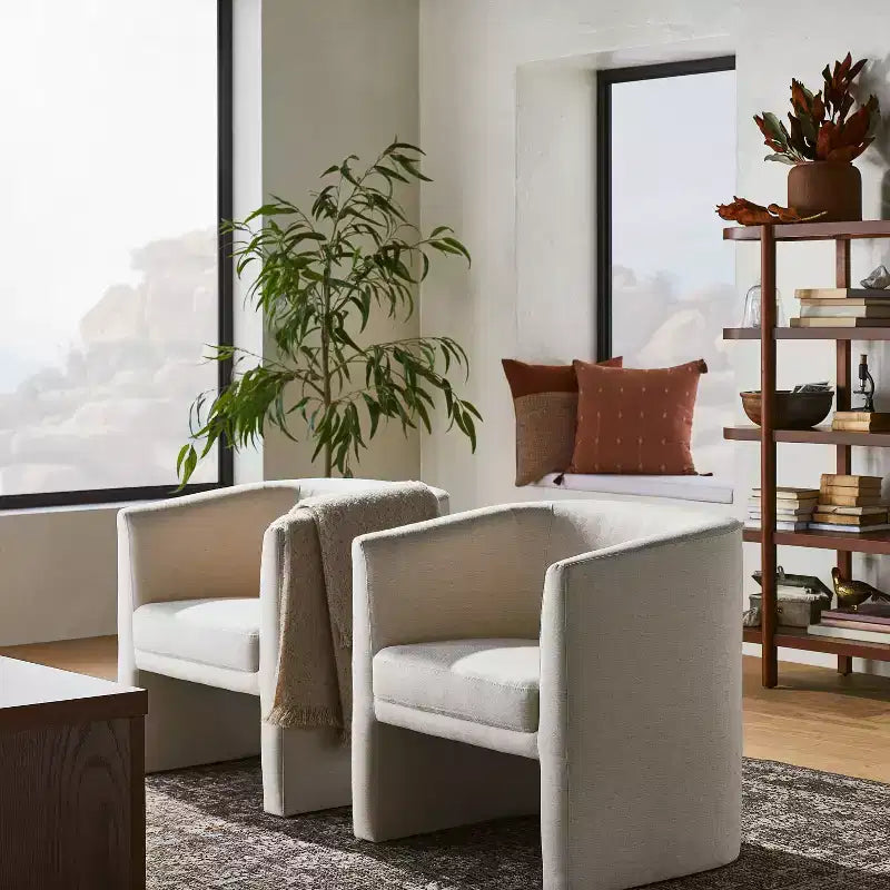 Vernon Upholstered Barrel Accent Chair - Threshold designed with Studio McGee