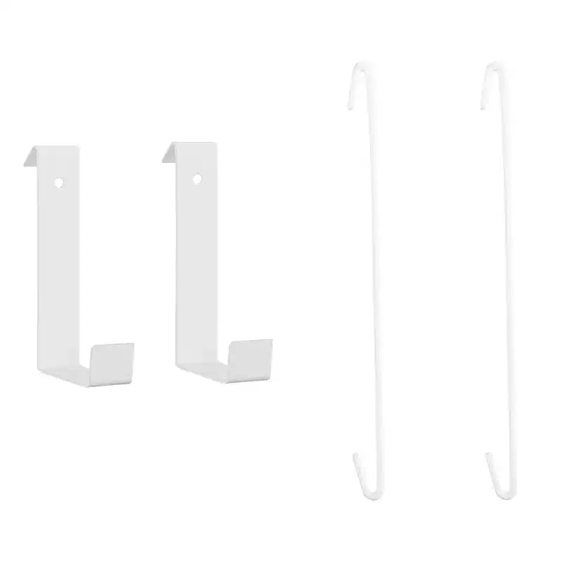 Hastings Home Over-the-Door Adjustable Hanging Storage Rack - White