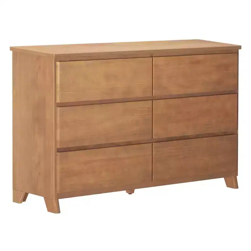 Max & Lily 6 Drawer Dresser, Storage Drawers Farmhouse Solid Wood Bedroom Dressers