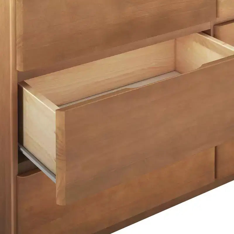 Max & Lily 6 Drawer Dresser, Storage Drawers Farmhouse Solid Wood Bedroom Dressers