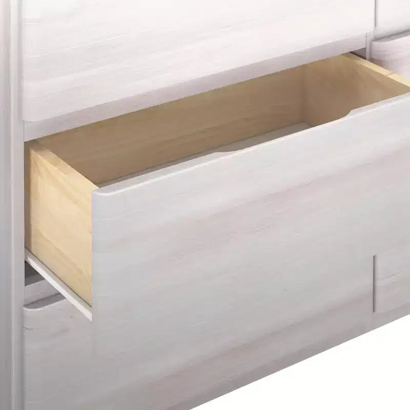 Max & Lily 6 Drawer Dresser, Storage Drawers Farmhouse Solid Wood Bedroom Dressers