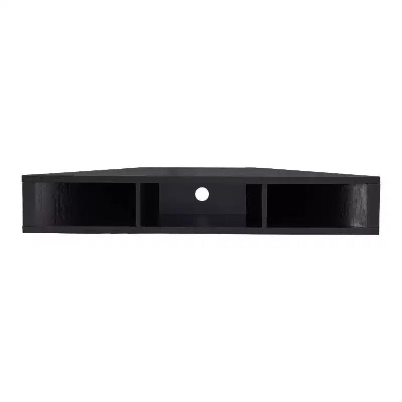 Tybo Open Shelves Corner Floating Console TV Stand for TVs up to 50 - HOMES: Inside + Out