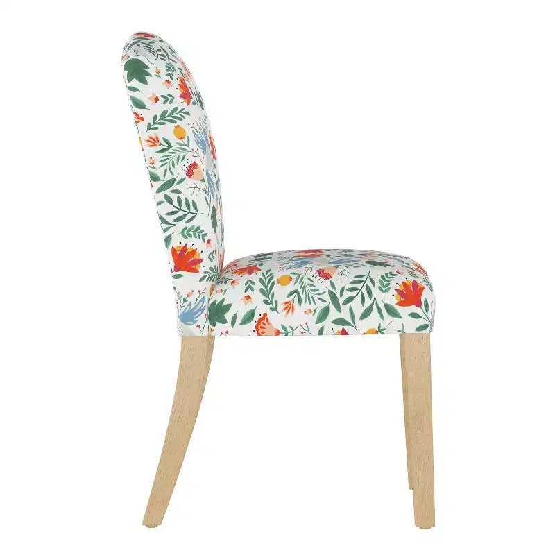 Skyline Furniture Alex Camel Back Dining Chair in Patterns