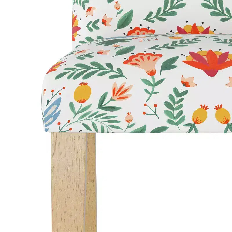 Skyline Furniture Alex Camel Back Dining Chair in Patterns