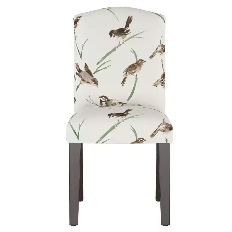 Skyline Furniture Alex Camel Back Dining Chair in Patterns