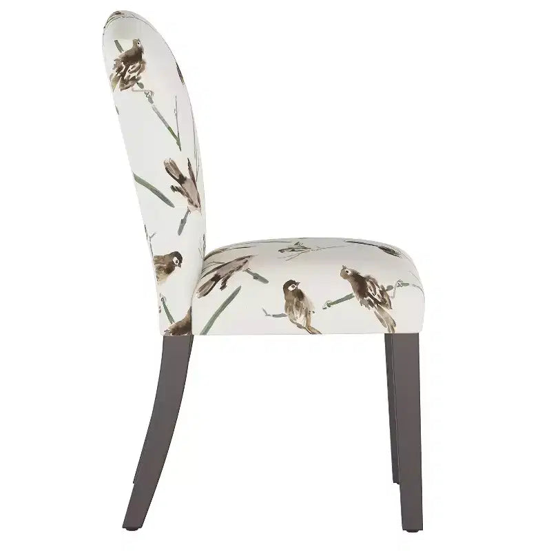 Skyline Furniture Alex Camel Back Dining Chair in Patterns