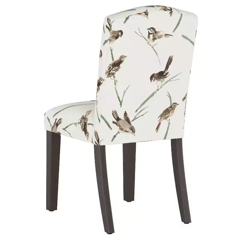Skyline Furniture Alex Camel Back Dining Chair in Patterns