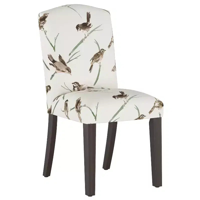 Skyline Furniture Alex Camel Back Dining Chair in Patterns
