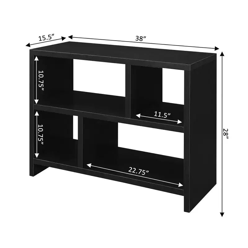 28 Northfield Console 3 Tier Bookcase - Breighton Home
