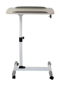 Mount-It! Rolling Laptop Cart | Heavy-Duty Mobile Laptop Desk with Wheels | Height Adjustable Tilting Bedside Sofa Couch Recliner Tray with Wheels
