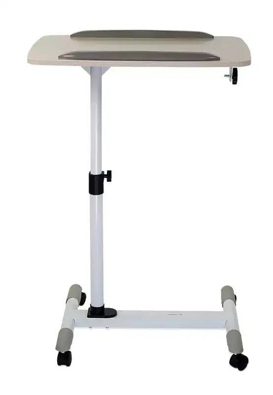 Mount-It! Rolling Laptop Cart | Heavy-Duty Mobile Laptop Desk with Wheels | Height Adjustable Tilting Bedside Sofa Couch Recliner Tray with Wheels