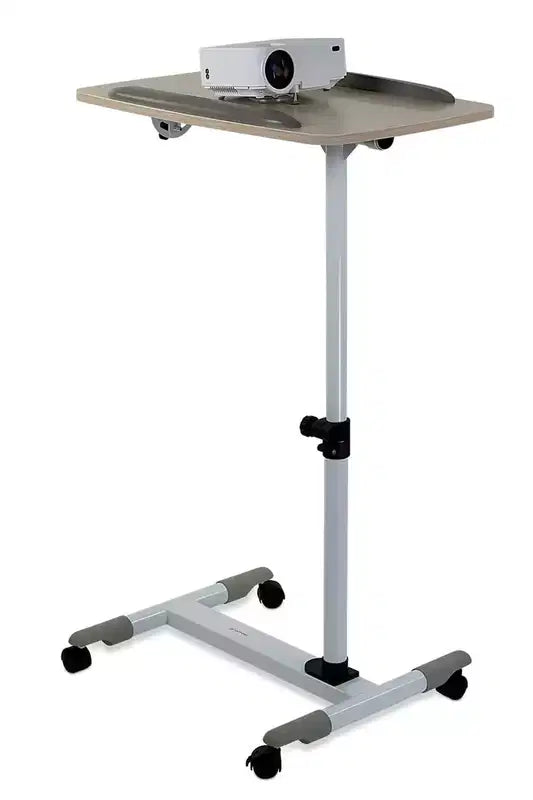 Mount-It! Rolling Laptop Cart | Heavy-Duty Mobile Laptop Desk with Wheels | Height Adjustable Tilting Bedside Sofa Couch Recliner Tray with Wheels