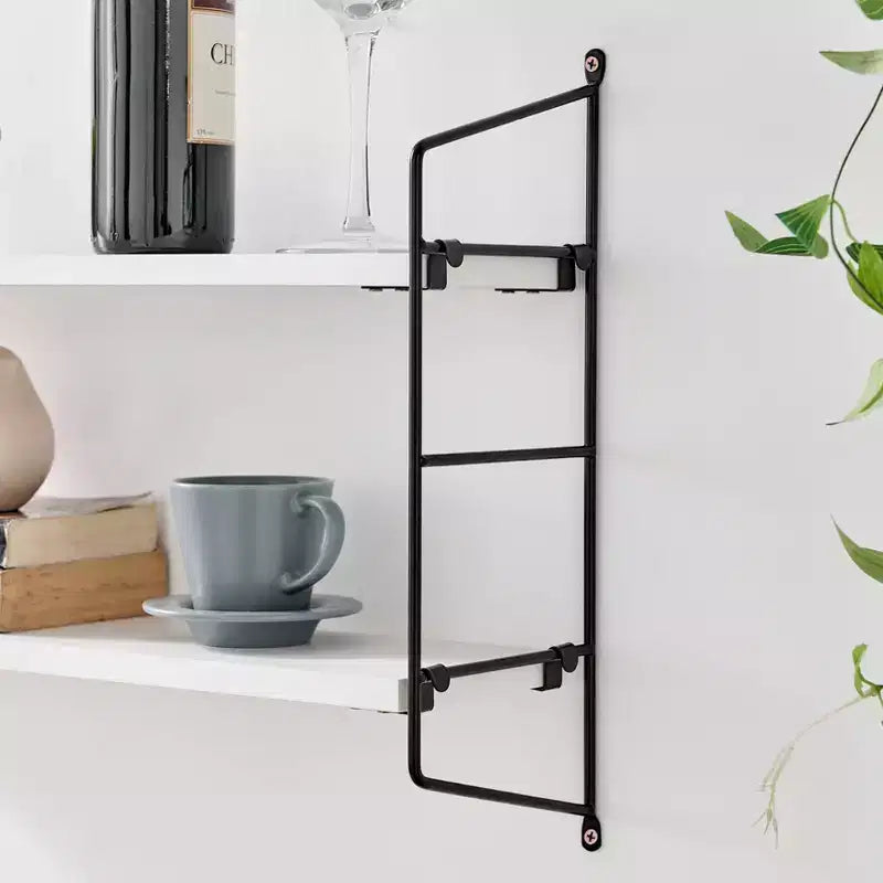 24.5 x 15.75 Severini Floating Bracket 2 Tier Wall Shelf - Danya B.