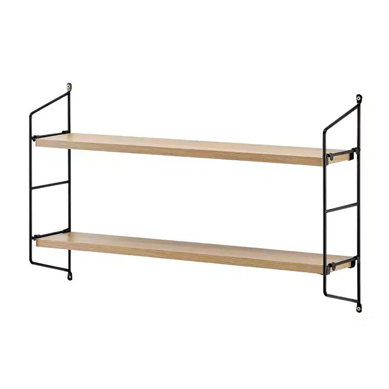 24.5 x 15.75 Severini Floating Bracket 2 Tier Wall Shelf - Danya B.